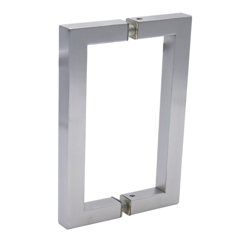 Square Back to Back Pull Handle Structure Glass Solutions